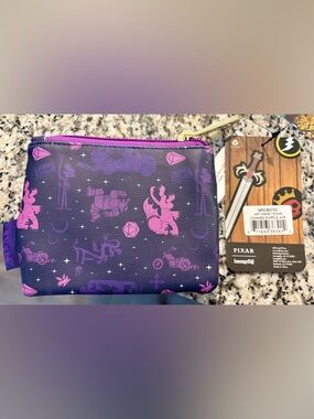 BNWT Loungefly Pixar Onward AOP Zipper Pouch